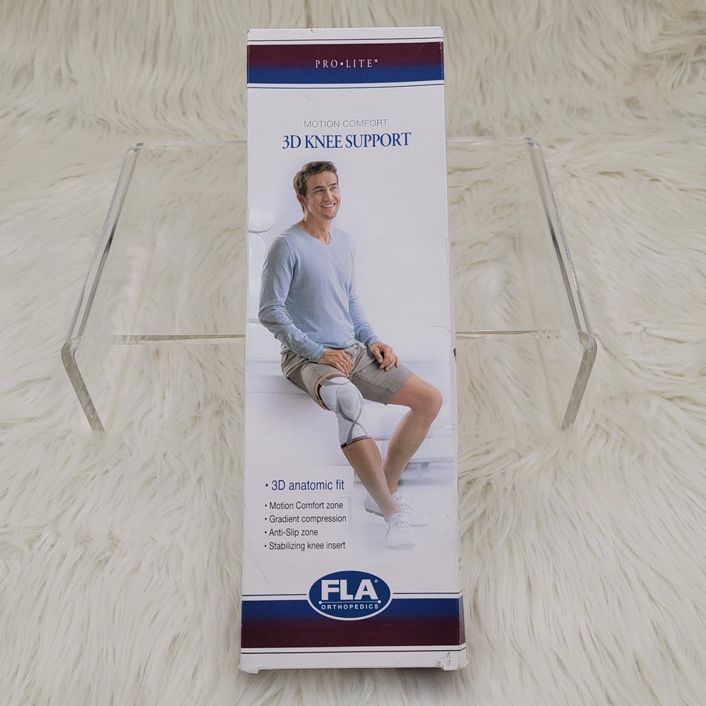 FLA Orthopedics ProLite 3D Knee Support Motion Comfort Compression Sleeve XXS
