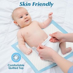 50 Count Super Absorbent Disposable Underpads – Leakproof Quick Drying, 17″ x 13