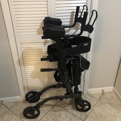 Vive Mobility Upright Rollator – Walker w/Foldable Seat-PICK UP ONLY