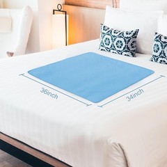Washable Underpads 34″ X 36″ Pack of 4 Waterproof Reusable Heavy Absorb Bed Pads