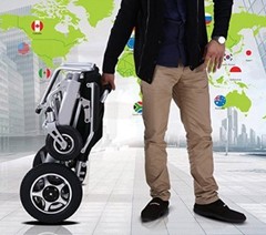 Fold & Travel Motorized Electric Power Wheelchair Scooter Only 55lb holds 360lb