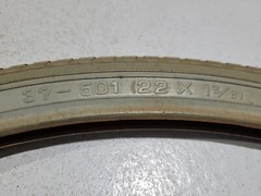 Cheng Shin Pneumatic Wheelchair Tire, grey, size 22″ x 1-3/8″ C-86 Tread
