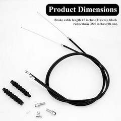41in Rollator Brake Cable Replacement 2 Pack Wheelchair Parts