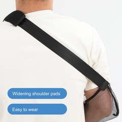 Mesh Arm Shoulder Sling, Shower, Breathable, Rotator Cuff, Pad, Men Women,Adjust