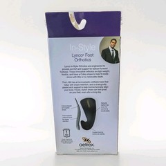 AETREX L100 Men’s In-Style Lynco Orthotics CUPPED Med/High Arch Support Size: 9