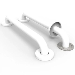16/24 inch Bathroom Basic Grab Bar, 304 Stainless steel bar, White Color