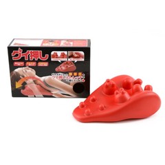 Chemore Gui Press Neck Stretcher Relax Ease Pain Massage Red 28×18×10cm JP New