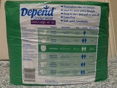 Depend Super Plus Absorbency Underwear—Extra Large 14 Count (SEALED) 2003/2004