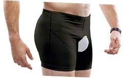 Inguinal Hernia Support Belt Invisible Underpants Medium (Pack of 1) Black