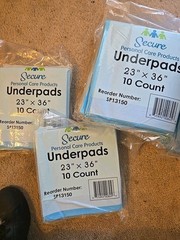 Secure Personal Care Underpads 23″ X 36″ SP13150 12 PACKS =120 Pads Sealed