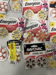 Rayovac, Energizer Hearing Aid Battery Huge Bulk Lot Open Box