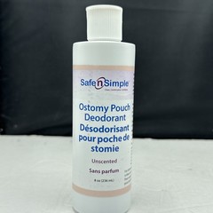 Safe n‘ Simple #SNS40208 Ostomy Pouch Deodorant Unscented 8oz new sealed FRESH