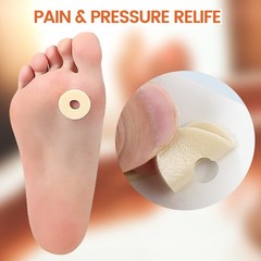 60 Pieces Corn Cushions, Soft Latex Foam Self Adhesive 60 Pieces, Beige