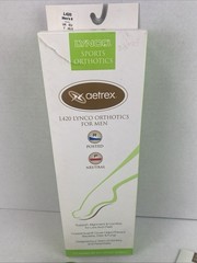 Aetrex L420 Men’s Sz 8 Orthotics Insoles Flat Low Arch Support New Open Box