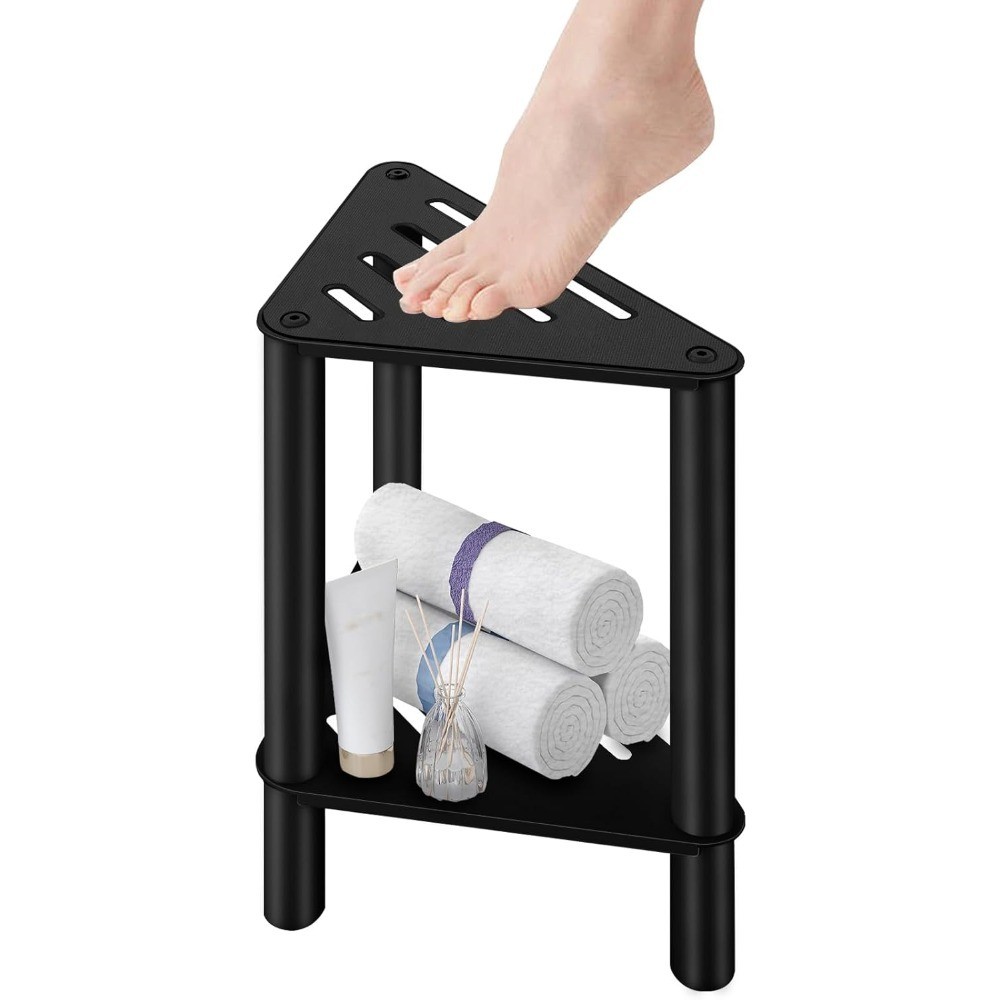 Shower Foot Rest, Shower Stool for Inside Shower, Stainless Steel Waterproof