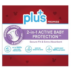 Huggies Plus Diapers Size 4 (22-37 Pounds), 180 Count