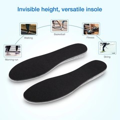 Adjustable Height Increase Insoles Heel Lift Pads Invisible Shoes Inserts Unisex