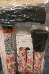 Foldable Floral Walking Cane Aluminum Derby Handle Slip Resistant New