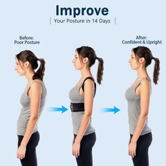 Mercase Professional Posture Corrector for Men & Women, Maximum Support Back