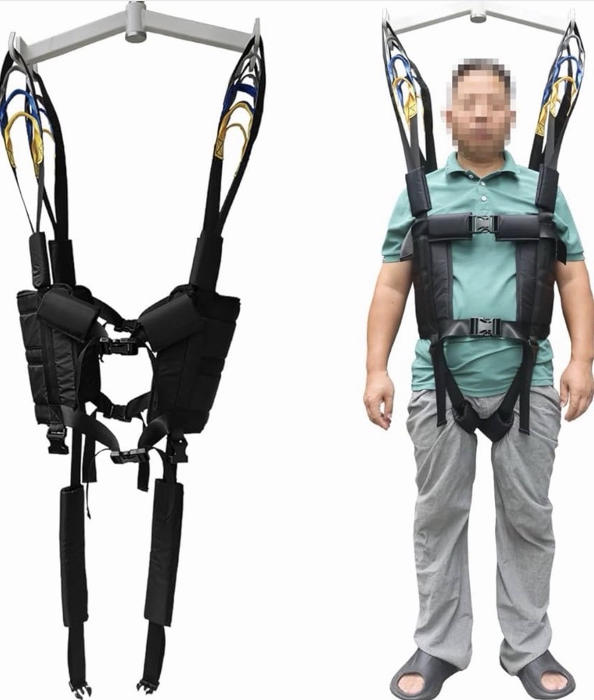 Patient Lift Sling Gait Belt Transfer Harness Standing Aid Elderly Assist
