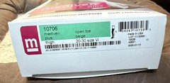 Medi Plus Thigh High Compression Hose OT Petite 20-30 MmHg Size VI Beige. Pair