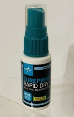 Medline SurePrep Rapid Dry Barrier Film 28mL Spray 1ea