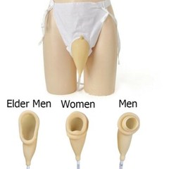 Portable Wearable Urinal Urine Bag Collector Incontinent Aid 1000ml Fit Female