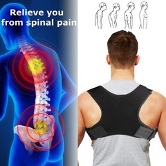 Back Posture Corrector Shoulder Straight Support Brace Belt Therapy Men Women