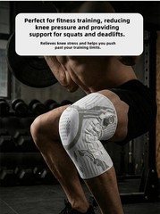 Smart Knob-Type Knee Brace Spring Support Patella Stabilizer Compression Sleeves