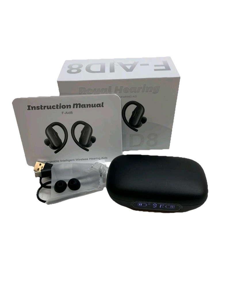 Bluetooth Hearing Aids for Seniors, Rechargeable Hearing Aid Earbuds for Hear…