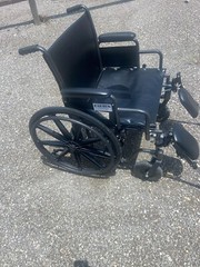 Bariatric Extra Wide Deluxe Wheelchair up to 350 lbs. / Reinforced Frame