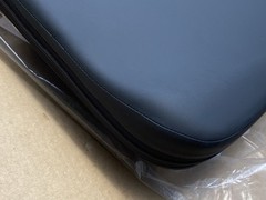Lacura Amputee Cushion Black Polyurethane Cover 10″ Extension On Right Side 18″