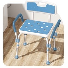 Shower Chair for Inside Shower with Arms and Back, 500 lbs Heavy Duty Shower …