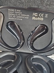 Royal Hearing F -Aid- Bluetooth Hearing Aid Black New in Open Box