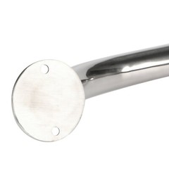 Stainless Steel 12″ Grab Handle Handrail Polished with Round Base