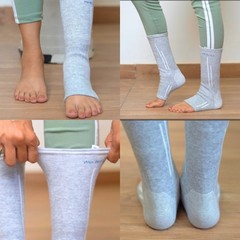 1 PAIR BAMBOO COMPRESSION ANKLE SUPPORT BRACE GUARD ARTHRITIS PAIN SPORTS