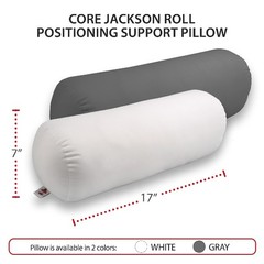 Core Products Jackson Roll Orthopedic Bolster Pillow – Neck, Back, Leg, Knee &