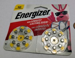 Energizer.Size 10.AZ10DP-16 .16x ZINC AIR Hearing Aid Batteries.2026 Expires