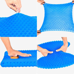 OMCOZY Gel Seat Cushion, Cooling Cushion (Super Large & Thick), Breathable Honey
