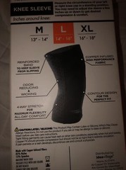 Copper Fit Freedom Copper Infused Compression Sleeves Knee Sleeve Large-new