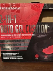 Firestone 2 In 1 Auto Gel Cushion Ergonomic Ventilated Mesh Cover 16.5×13.5” NIB
