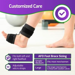 Drop Foot Brace – AFO Splint for Foot Drop Relief and Support