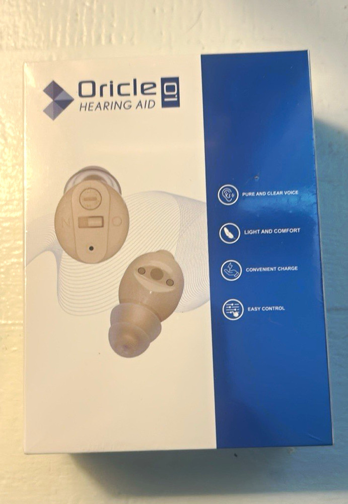 Oricle Hearing Aid 10 In the Ear (ITE) Hearing Aid for Adults, Beige