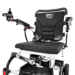 Pride® Mobility Jazzy Carbon Lightweight Travel Power Wheelchair-1 year labor!