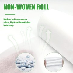 Disposable Non-Woven Bed Sheet 31″ X 70″, 50 Pcs of 1 Roll Spa White