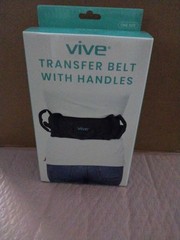 Vive Gait Belt (300Lbs) Transfer Belt with Handles – Medical Nursing Safety New