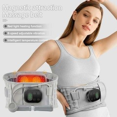 Inflatable Heating Massage Decompression Belt Lumbar for Back Pain Relief Newest