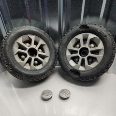 PAIR Drive Wheels Tires 220×75 Golden GP205, LiteRider, LOOK! Read Description
