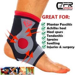 Ankle Support Compression Strap Achilles Tendon Brace Foot Sprain Protector Wrap