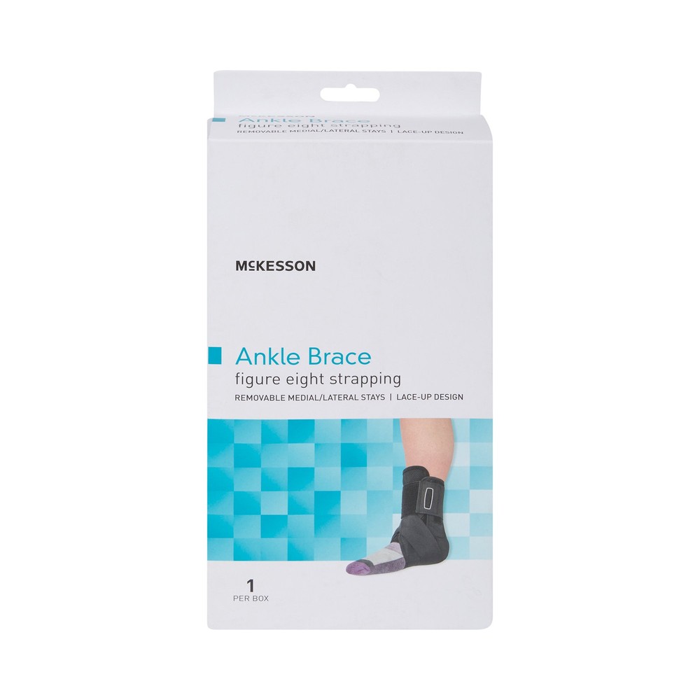 McKesson Black Ankle Brace Small Lace-Up for the Foot 155-81-97043